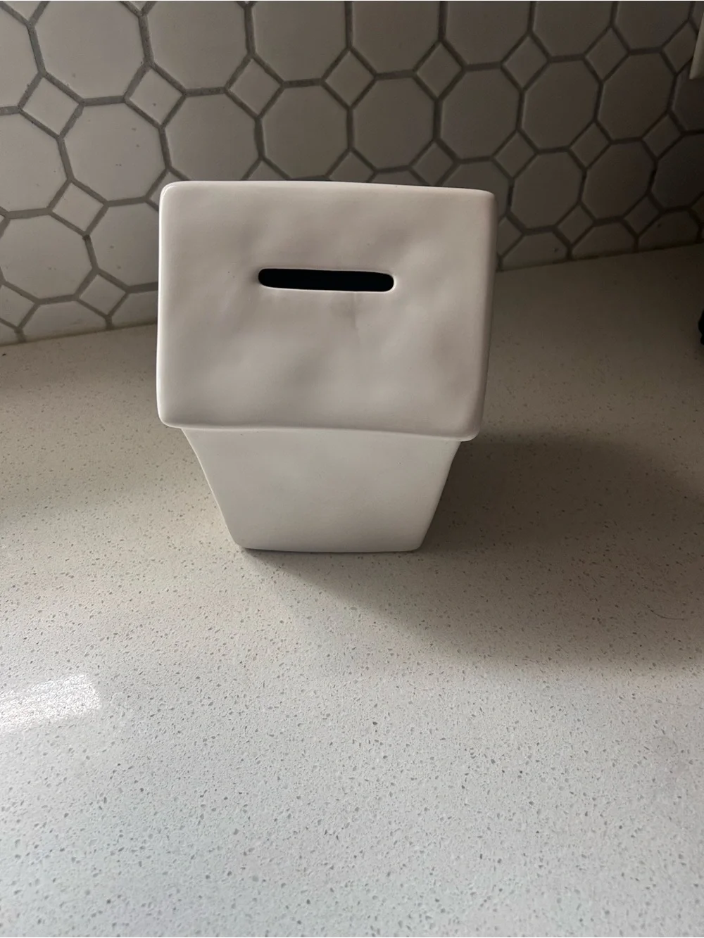 Rare HTF Discontinued | Rae Dunn COFFEE FUND Ceramic House Bank